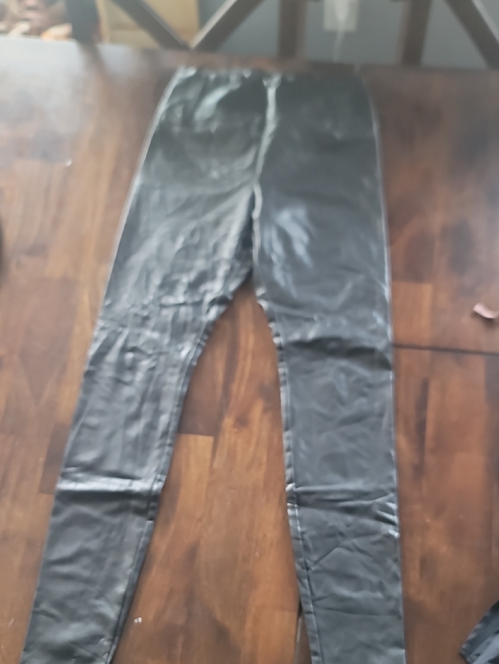 RW&CO. Black Faux Leather Leggings